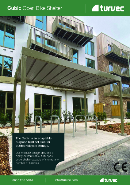 Cubic Open Cycle Shelter - Product Data Sheet