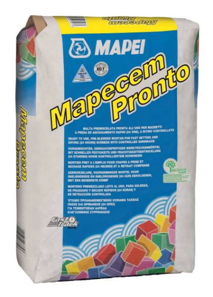 Mapecem Pronto - Pre-blended, rapid drying screed binder