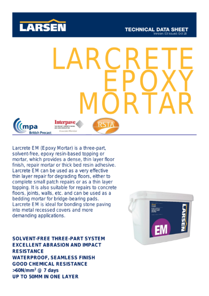 EM - Epoxy Mortar