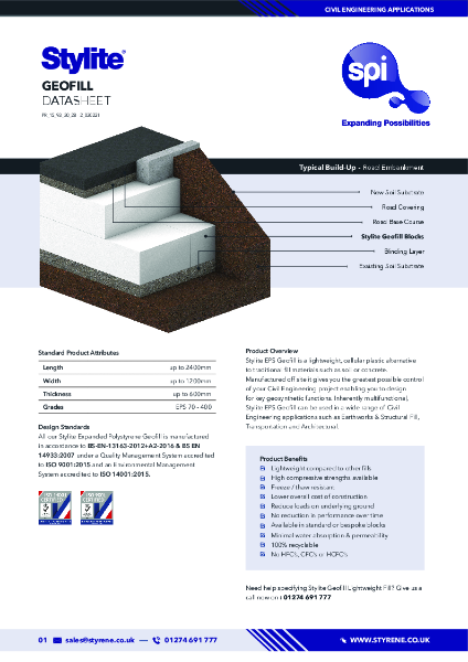 Stylite EPS Geofill Datasheet