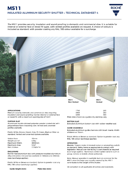 M511 Datasheet