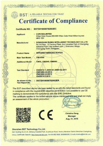 Certification Of Compliance