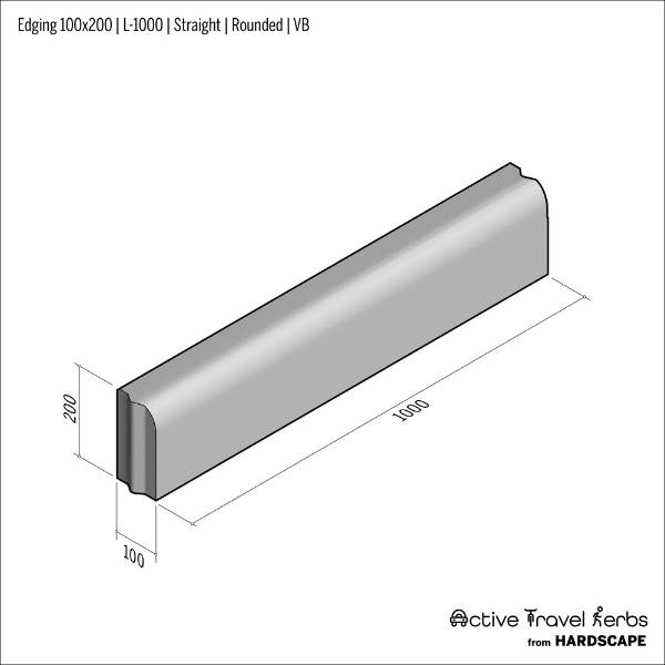 Active Travel Kerb - Edging - Concrete Kerb