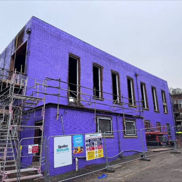 Passive Purple Sets Retrofit Airtightness Benchmark at Dudley College