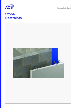 ACS Stone Restraints Technical Data Sheet | ACS Stainless Steel Fixings ...