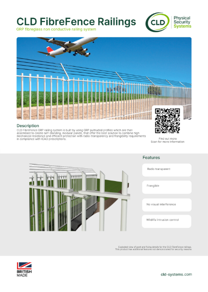 CLD FibreFence Railing Data Sheet