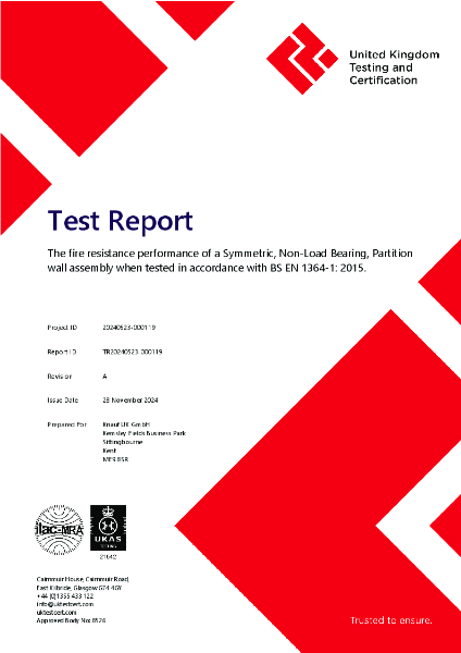 Fire Test Report - PC-70-055-6-1-12.5-WB-25-FTR
