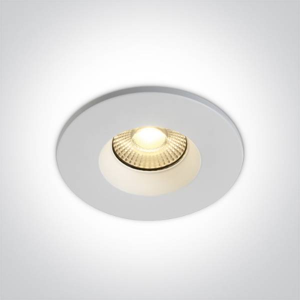 Fire Rated 30-60-90 mins Spotlight,  CCT,  IP65,  Triac Dimmable down light 10107DFV/W  - Recessed COB LED Spotlight