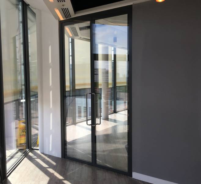 GDS Door - Bonded Profile Double Glazed High Acoustic Door - Flushed double glazed, High Acoustic
