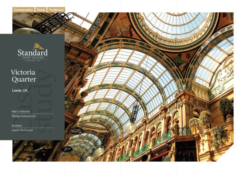 Patent Glazing Replacement at Victoria Quarter, Leeds