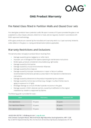 Warranty Information