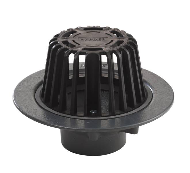 Harmer Medium Sump Cast Iron Roof Outlet