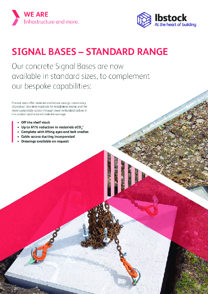 Signal bases (standard range) Data Sheet