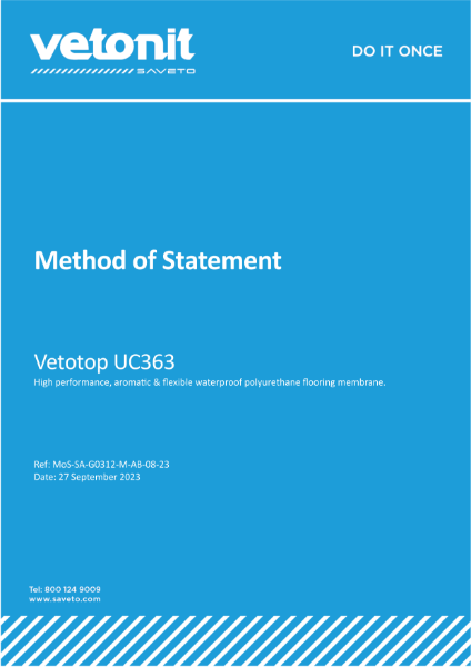 Method Statement - Layer 2 - Vetotop UC363