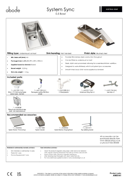 System Sync Caddy Bowl - Consumer Spec