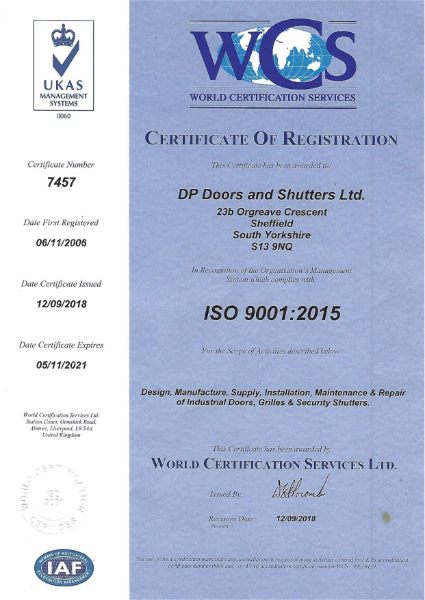 ISO 9001:2015 Certificate