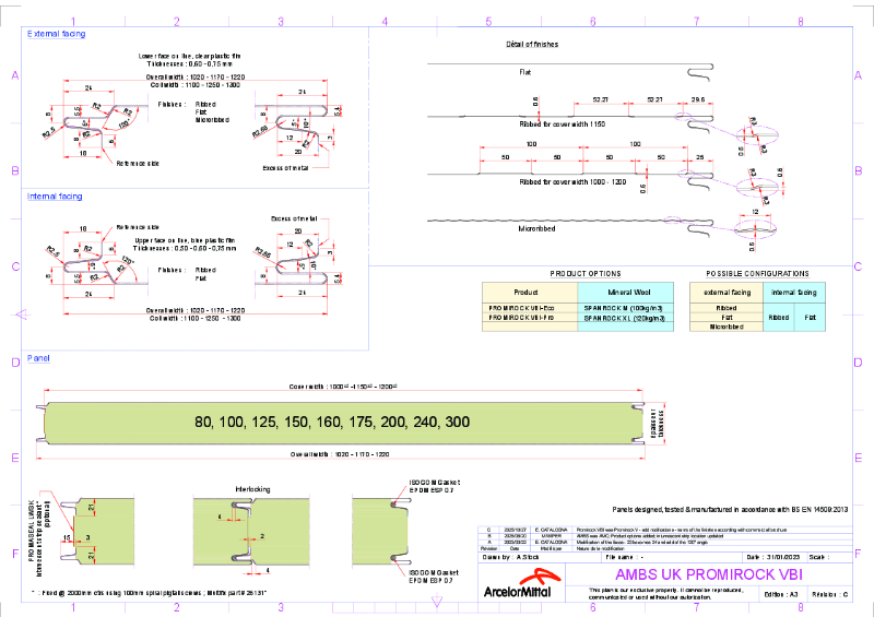 PROMIROCK VBI Technical Drawing