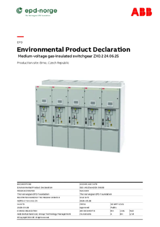 NEPD-6758-6066-EN Medium-voltage gas-insulated switchgear ZX0.2 24.06. ...