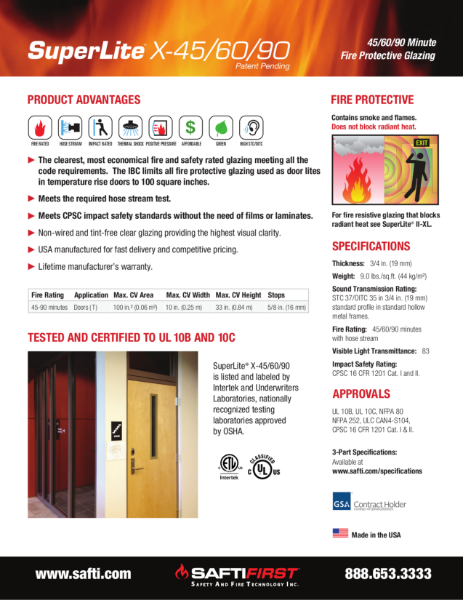 SuperLite® X-45/60/90 Data Sheet