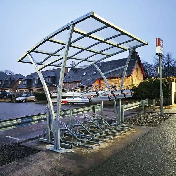 New Era in Scottish Cycling - Falco Begins the Roll-out of Secure Cycle Parking for ScotRail Stations