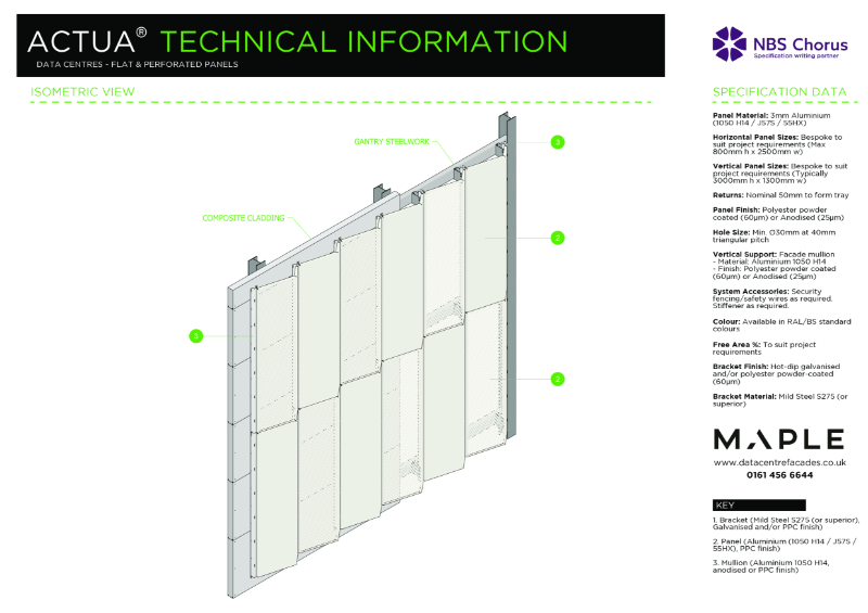 Actua® Panel Façade System - Data Sheet