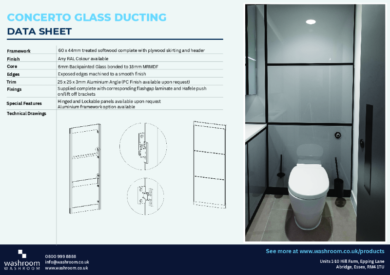 Concerto Glass Ducting