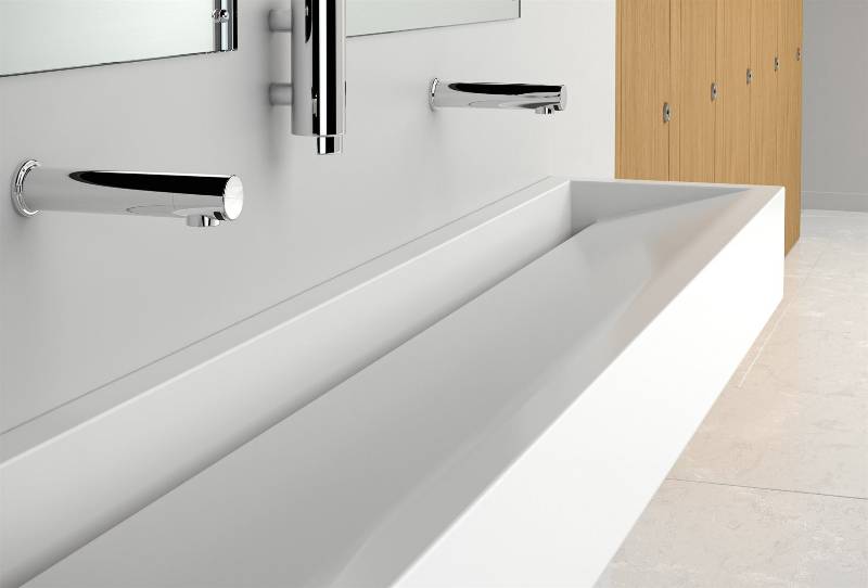 Nereus Solid Surface Washtrough