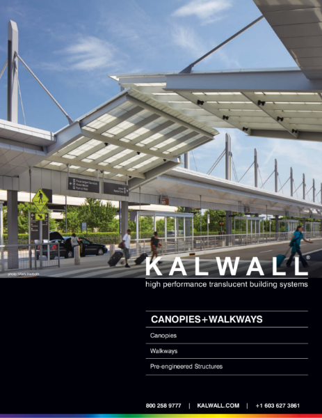 Kalwall - Product Guide - Canopies and Walkways
