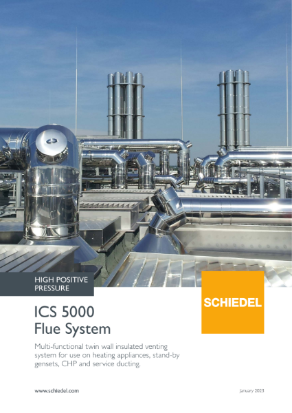 ICS 5000 flue exhaust chimney and venting system