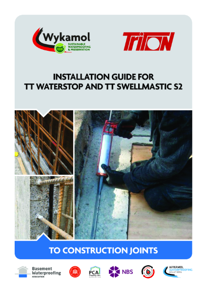 TT Waterstop installation guide