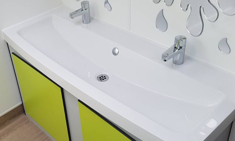 Franke solid surface washtroughs chosen for Leicester primary school