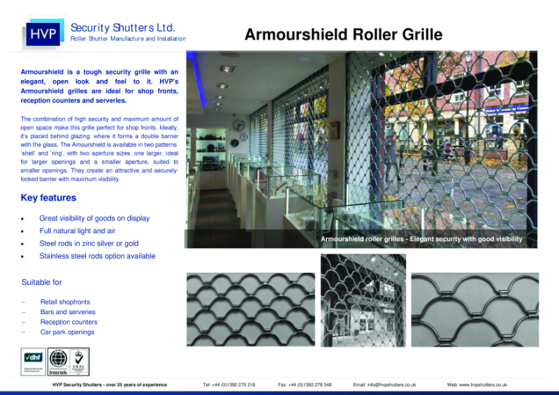 HVP Product Sheet - Armourshield