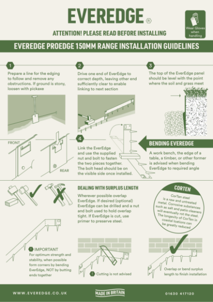 Installation Guide - ProEdge 150mm