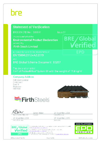 Protex Roof (RS-01&03) - EPD