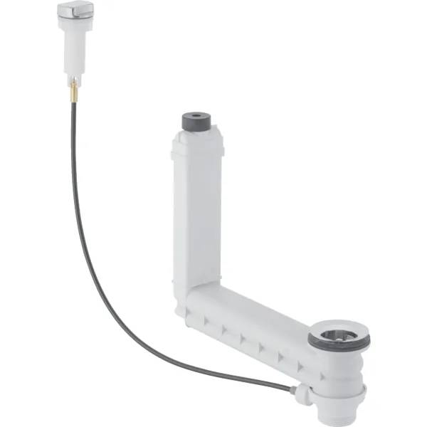 Geberit Clou washbasin connector with cable actuator and turn handle