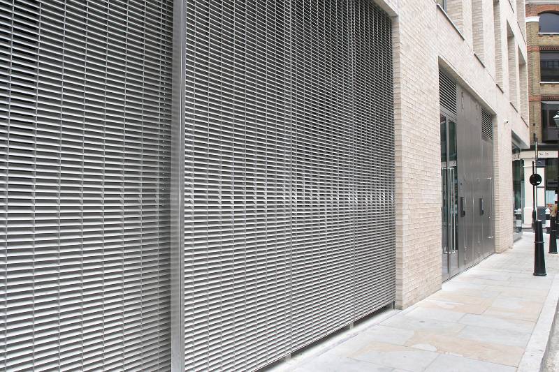 Stainless steel louvres chosen as cladding in Spitalfields Conservation Area