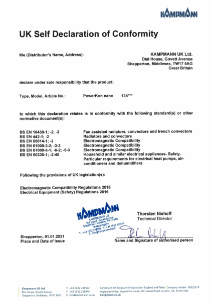 UK Conformity Assessed (UKCA)