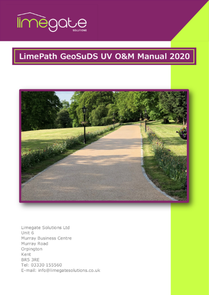 LimePath GeoSuDS UV O&M manual