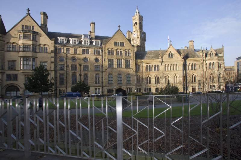 ASF Art Deco Stainless Steel Railings, Bradford Town Hall