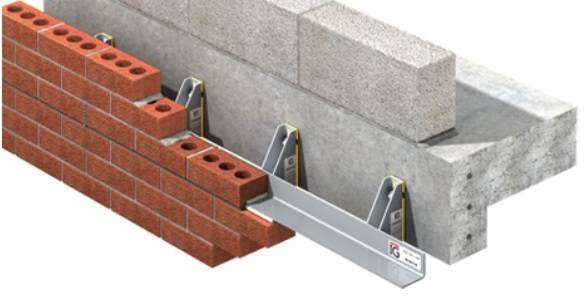 IG Welded Masonry Support System - WMS Dropper