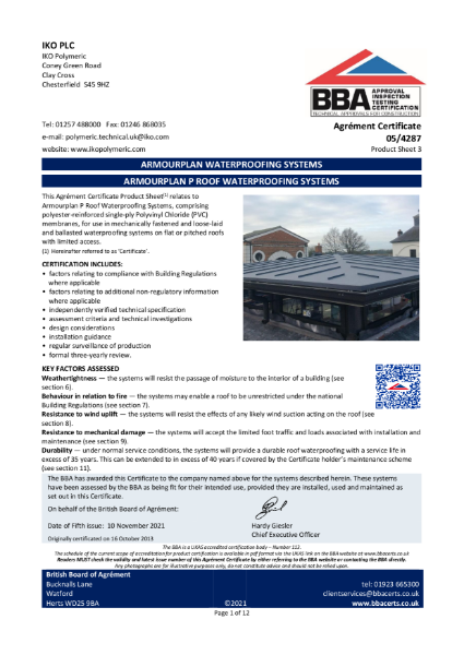 BBA Armourplan P