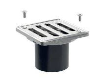 Geberit grating, screwable, 8 x 8 cm with grating frame