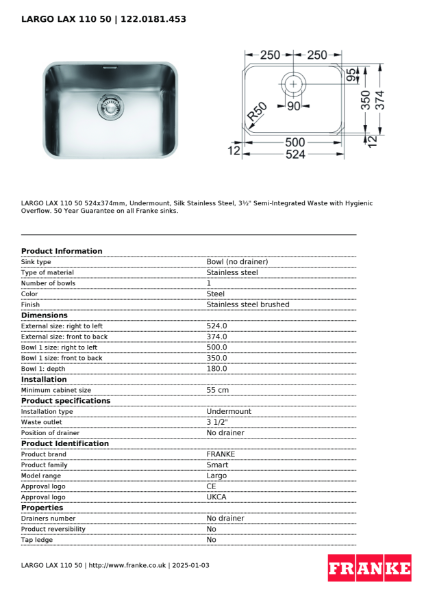 Product Sheet 122.0181.453