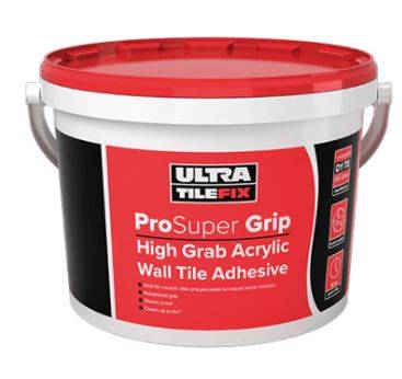 ProSuper Grip: High Grab Acrylic Wall Tile Adhesive