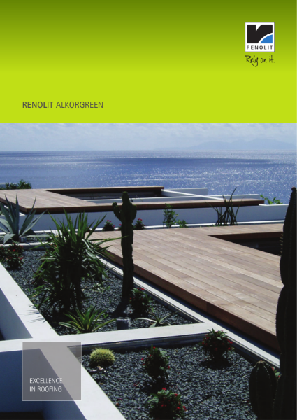 RENOLIT ALKORPLAN Green  waterproofing system for green roofs