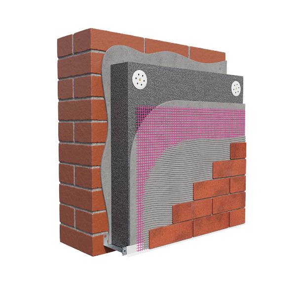webertherm XM brick system (EPS) External Wall Insulation