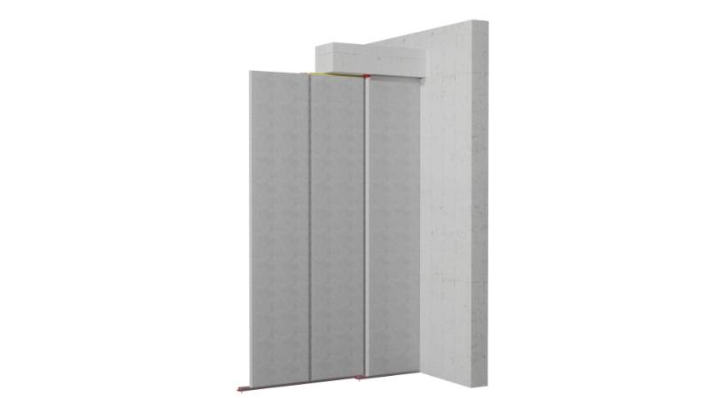 Twin 75mm Specwall (Fire Partition, Robust, High Impact Wall) - Lightweight Twin Concrete Panel