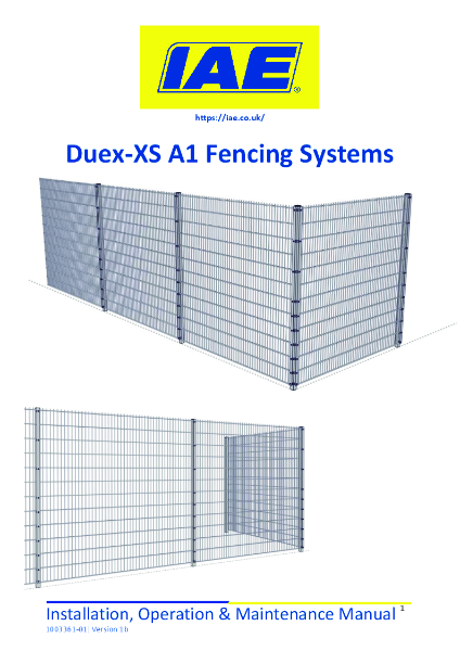 Duex SR1 A1 install manual