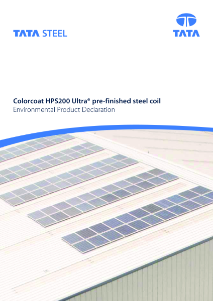 Colorcoat HPS200 Ultra® pre-finished steel coil EPD