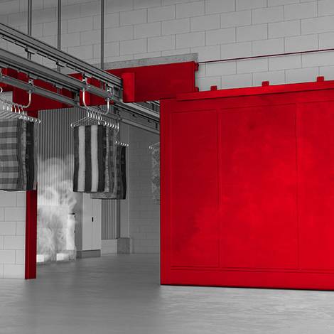 Stöbich System: ECClos®-K - Conveyor Fire Protection System